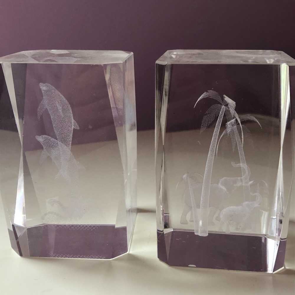 Etched Crystal Block - Picture 4 of 4